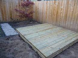 Instant Deck Door Sixteen Concrete Deck Blocks Concrete Deck Building A Deck
