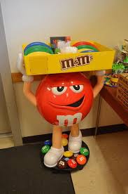 I Got My Hands On An Actual M M Stand Up Perfect For Holding The Plates Utensils Candy Birthday Party Birthday Party Crafts Twins 1st Birthdays