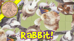 Each side of each square holds half of an image that can be completed if it's joined to a corresponding side. Bunnies Scramble Squares World S Most Challenging Puzzle Youtube