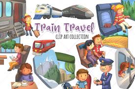 Steam train design free vector. Train Travel Clip Art Collection Graphic By Keepinitkawaiidesign Creative Fabrica In 2020 Clip Art Train Travel Art Collection