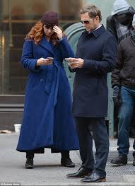 More images for is debra messing pregnant » Debra Messing Bundles Up In A Coat On The Mysteries Of Laura Set Daily Mail Online