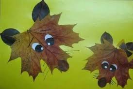 Diy Fur Kinder Collage Von Tieren In Trockenen Blattern Blattern Collage Kind Herbstbastelprojekte Kunstprojekte Fur Kleinkinder Basteln Fur Kindergartner