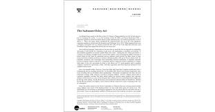 The Sarbanes-Oxley Act