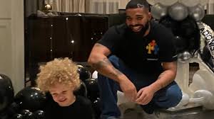 Drake's little boy clearly takes after his old man. Drake Shares Photos From Son Adonis 3rd Birthday Kiss Radio