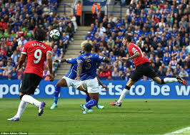 Juan mata surely puts the game beyond the foxes, exchanging passes with mkhitaryan before knocking the ball beyond the horribly man utd have confirmed that wayne rooney has not travelled with the squad due to illness. Manchester United Winger Angel Di Maria Lifts The Ball Over Kasper Scmeichel With A Deft Chip To Make It 2 0 Manchester United Manchester United 2014 Leicester
