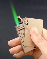 Playing Card Lighter Video In 2020 Cool Things To Buy Cool Gadgets To Buy Custom Lighters