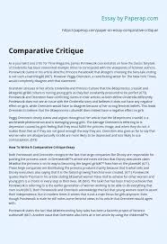 A critic paper is the set of your reaction towards the selection or story you have read. Feminist Comparative Critique Of Cinderella Essay Example