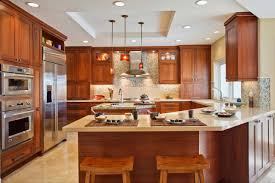 Kitchen layouts that are not large enough to accommodate a stand alone island can benefit from adding a peninsula. Angled Peninsula Houzz