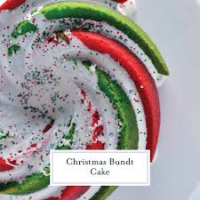 17 best ideas about mini loaf cakes on pinterest. Christmas Bundt Cake A Festive Red And Green Holiday Cake