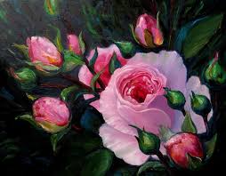 Please note, prints can take up to 7 business days to be dispatched as each is printed to order. Pink Rose Painting By Nadia Bykova Saatchi Art