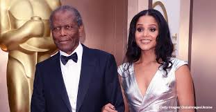Sidney poitier, with his daughter, sydney poitier, arrives to the 2014. Iconic Sidney Poitier Has An Incredible Grown Up Daughter Who Looks Like Him