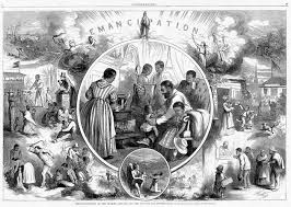 The process of giving people social or political freedom and rights: Mr Nussbaum Emancipation Proclamation