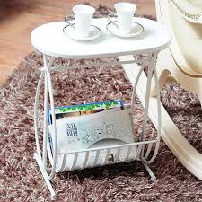 Enjoy free shipping on most stuff small occasional table bathroom table mahogany brown pink home decor end tables with. Sunsky Metal Bathroom Storage Table With Toilet Paper Roll Holder And Magazine Rack Iron Small Coffee Table White