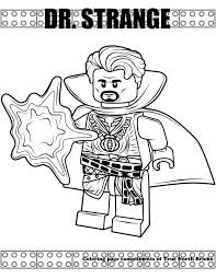 Coloring Page Dr Strange True North Bricks Avengers Coloring Pages Lego Coloring Pages Avengers Coloring