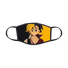 Dessin seven deadly sins facile. Masque En Tissu Lavable Personnalise Manga Seven Deadly Sins Nanatsu No Taizai Mask Ref 1758 Cdiscount Pret A Porter
