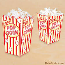 Free Printable Popcorn Box Popcorn Box Template Popcorn Box Popcorn Box Printable
