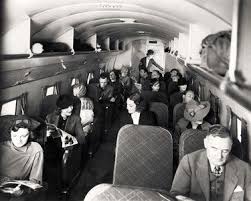 Inside The Cabin Of A Dc 3 Overhead Space Seems To Have Improved Throughout The Years United Air Passenger Douglas Dc3