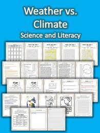 Weather Vs Climate Science And Literacy Lesson Set Staar Weather Lessons Teaching Weather Literacy Lessons