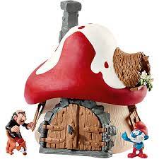 Sie erhalten immer die abgebildete figur (originalfoto) meine figuren sind bespielt und können eventuell leichten abrieb haben. Schleich 20803 The Smurfs Schlumpf Haus Mit 2 Figuren Schlumpfe Mytoys