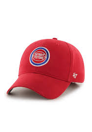 Detroit pistons hats & caps. 47 Detroit Pistons Red Basic Mvp Adjustable Toddler Hat 4802415