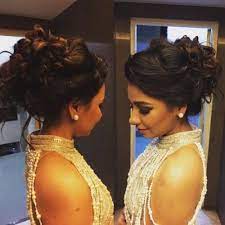 Indian Messy Bun Hairstyle For Parties Womens Hairstyles Hair Styles Older Women Hairstyles