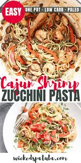 (keep juices in skillet.) melt remaining butter in skillet. Cajun Shrimp Zucchini Pasta Recipe Shrimp And Zucchini Noodles Wicked Spatula