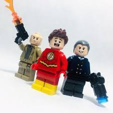Fire Ice The Flash Lego Supergirl Lego Custom Minifigures The Flash
