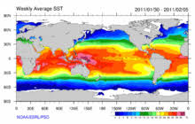 sea surface temperature wikipedia