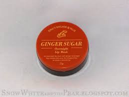 Snow White And The Asian Pear Review Aritaum Ginger Sugar Overnight Lip Mask Lip Mask Dry Ginger Ginger