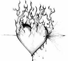 Resultado De Imagen Para Corazones Con Alas Dibujos Heart Drawing Broken Drawings Broken Heart Drawings