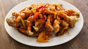 Cara membuatnya sekarang siapkan wajan lagi lalu tuangkan margarin kedalam wajan untuk menumis bumbu sausnya. Resep Ikan Kakap Asam Manis Lifestyle Fimela Com