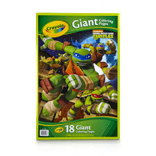 We have collected 37+ ninja turtles coloring page images of various designs for you to color. Crayola Teenage Mutant Ninja Turtles Giant Coloring Pages Walmart Com Walmart Com