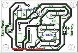During the night, the battery is discharged, releasing electrical energy to power the led luminaire hence lighting the road. Simple Solar Garden Light Circuit With Automatic Cut Off Homemade Circuit Projects