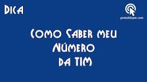 Jun 01, 2021 · tim cook. Como Saber Meu Numero Da Tim Youtube