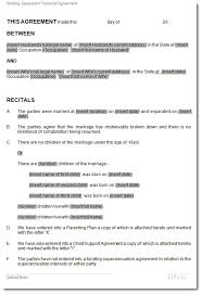Download a free separation agreement template in pdf or word. Separation Agreement Template For Married Couple Australia