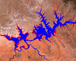 Drought In The Colorado River Basin Shrinkage Of Lake Powell