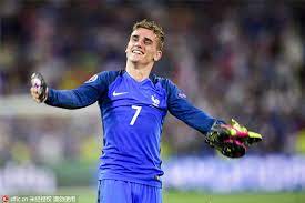 Born 21 march 1991) is a french professional footballer who plays as a forward for spanish club barcelona and the france national. Griezmann Scores Twice To Lift France Into Euro Final 3 Chinadaily Com Cn