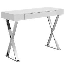Modway furniture sector white gold dining table by modway furniture (no review) item number : Modway Sector Console Table In White Eei 2048 Whi Set