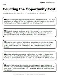 Economics Opportunity Costs Opportunity Cost Economics Business Classes