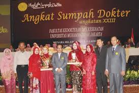 I swear i didn't sleep with your husband! Umj Angkat Sumpah 41 Dokter Baru Republika Online