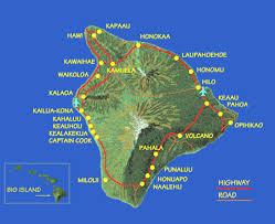Map Of The Big Island Big Island Kona Hawaii Big Island Hawaii