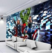 3d Wallpaper The Avengers Customized Wall Mural 3d Wallpaper Wall Murals Mural