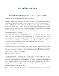 Mermaids Patty Dann