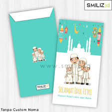 Amplop Angpao Lebaran Idul Fitri Custom Nama Unik Lucu 2207 Shopee Indonesia