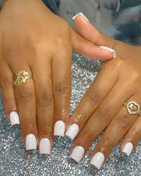 Milky white short nails | acrylic nails tutorial. Pin Kendecha Short Square Acrylic Nails White Acrylic Nails Short Acrylic Nails Designs