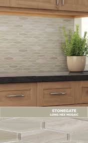 What kind of tile do you get at lowes? Tile Lowes Mosaics Glassmosaics Backsplash St440lhwd1212 Available At Lowe S And Lowes Com Rock Tile River Rock Tile River Rock