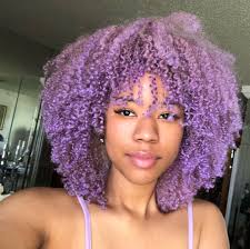 Don T Worry Be Purple Products Used Purple Natural Hair Natural Hair Styles Dyed Natural Hair