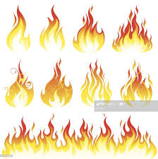 Various Fire Elements Flame Art Fire Drawing Drawing Flames