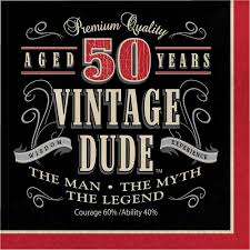 Happy Birthday Wishes For 60 Year Old Man Overstock Com Online Shopping Bedding Furniture Electronics Jewelry Clothing More 40th Birthday Napkins 50th Birthday Napkins Vintage Dude Party