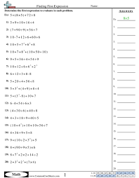 Want to help support the site and remove the ads? Order Of Operations Worksheets Free Distance Learning Worksheets And More Commoncoresheets